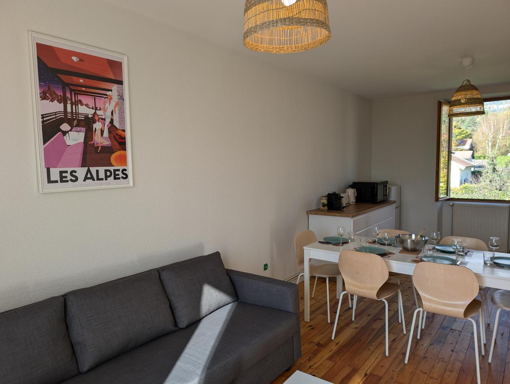 Appart 65M2 Avec 2 Chambres Dans Ferme Renovee - Parking Gratuit - Grande Vue Montagnes Montbonnot-Saint-Martin Dış mekan fotoğraf